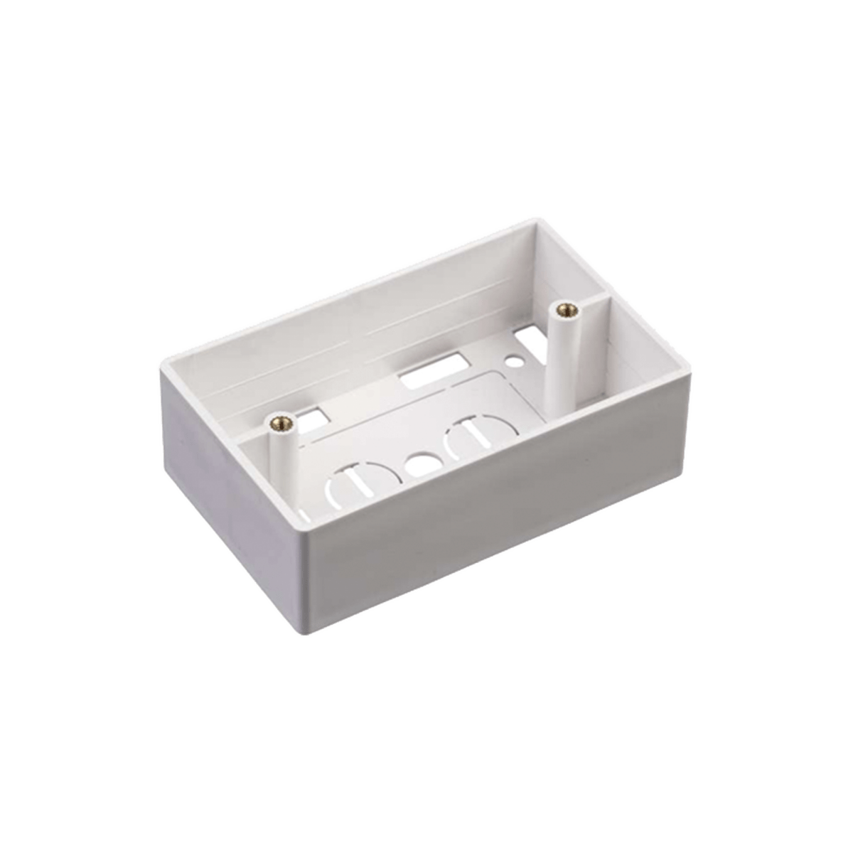 Caja de Pared Universal, Color blanco, Para montaje con Placas de Pared - SILYMX
