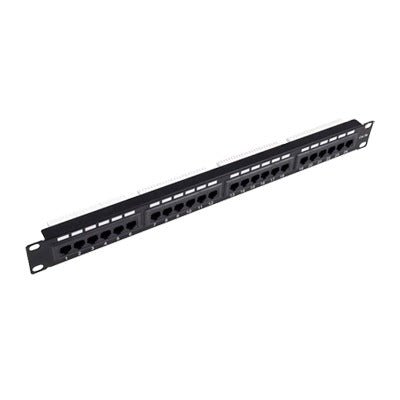 Panel de parcheo de impacto (110) UTP de 24 puertos Cat6A, 19in - SILYMX