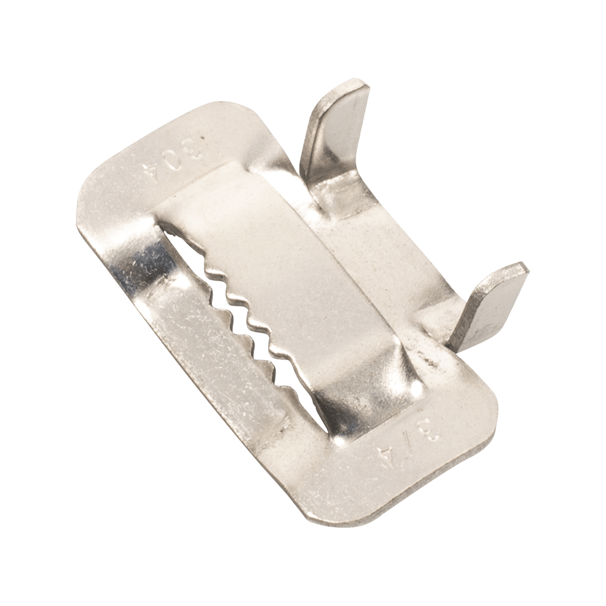 Hebilla de Acero Inoxidable T 3/4" para fleje 100 piezas LP-SSBT-34 - SILYMX