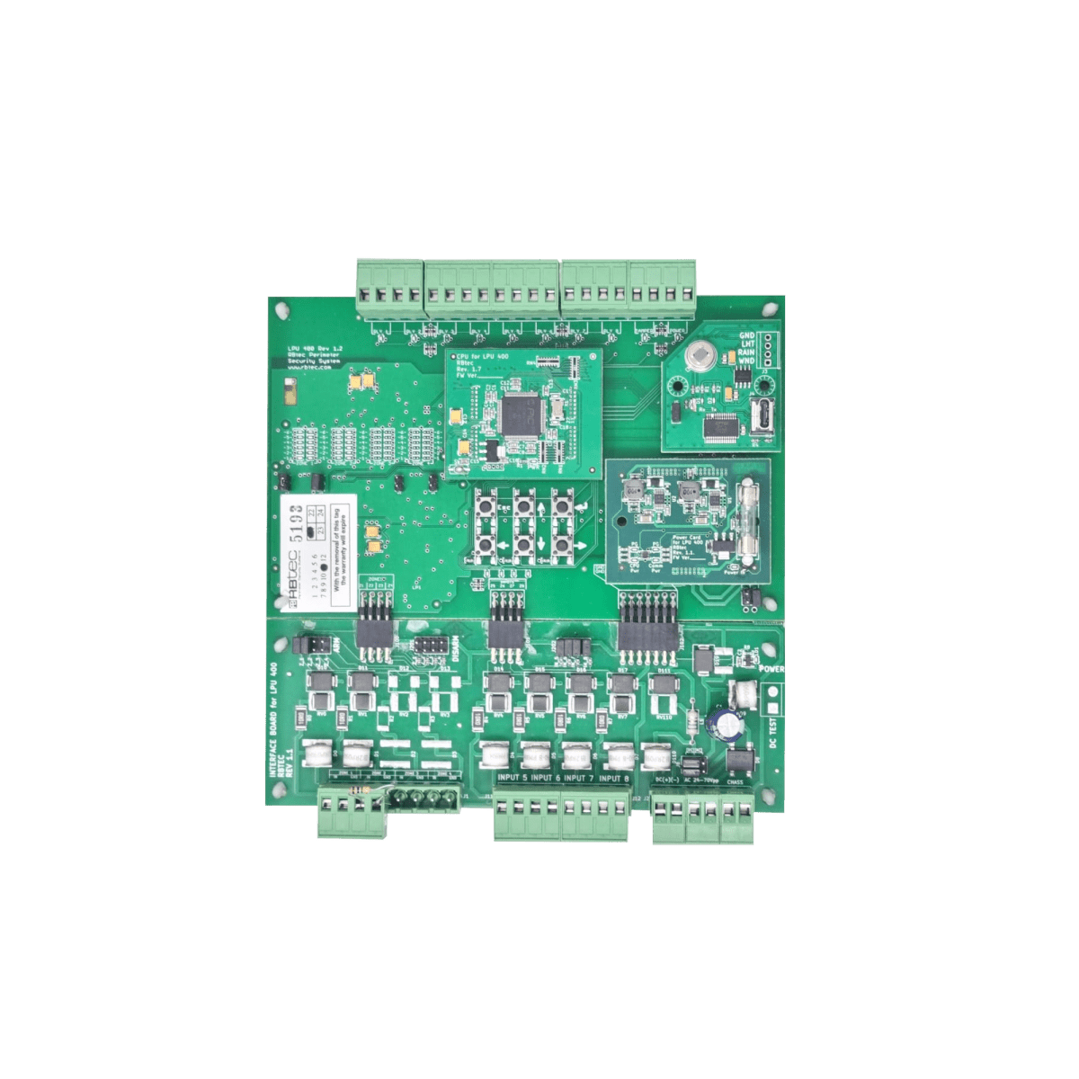Unidad analizadora para 2 zonas / Cada zona soporta hasta 305 metros / 2 Salidas de relevador - SILYMX