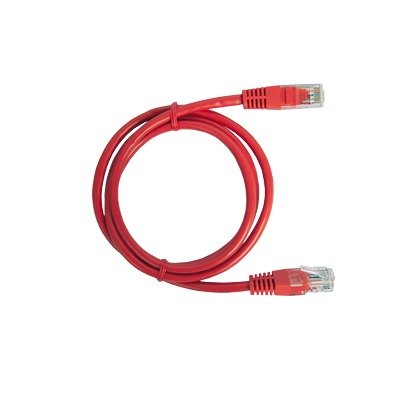 Cable de parcheo UTP Cat5e - 0.5 m - rojo - SILYMX