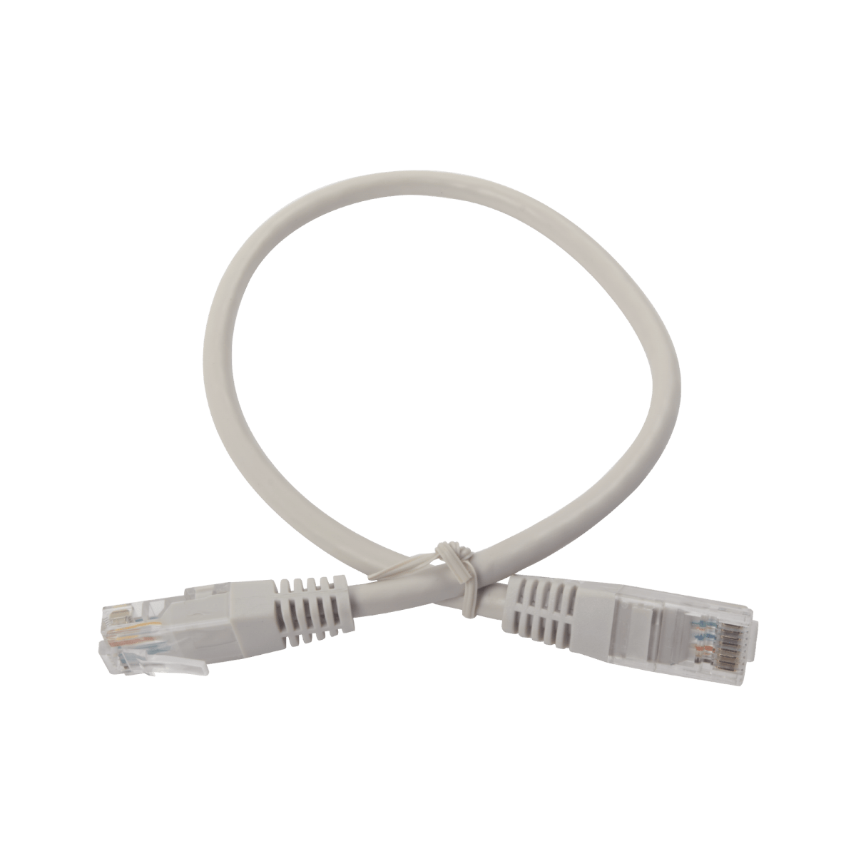 Cable de parcheo UTP cruzado Cat6 0.4 m - Gris - SILYMX