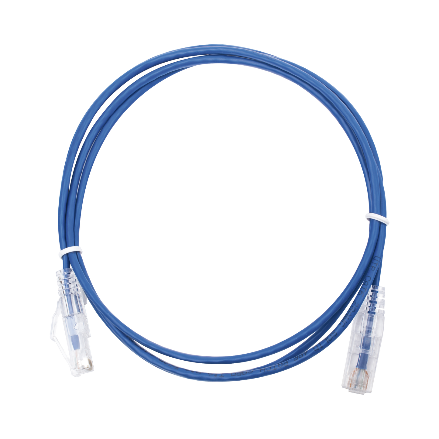 Cable de Parcheo Slim UTP Cat6 - 1.5 m Azul Diámetro Reducido (28 AWG) - SILYMX