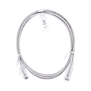 Utp Cat 5e LINDY 48394 RJ45 Câble Réseau, Câble Patch CAT 5e F/UTP 5.00 M Gris Cable Ethernet 5m