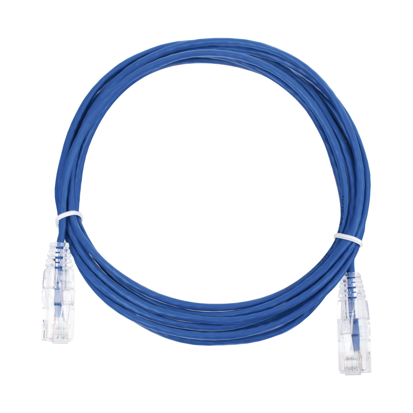 Cable de Parcheo Slim UTP Cat6 - 3 m Azul Diámetro Reducido (28 AWG) - SILYMX