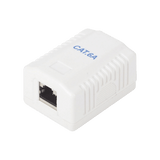 Caja de pared con 1 puerto, incluye 1 jack STP Cat6A - SILYMX