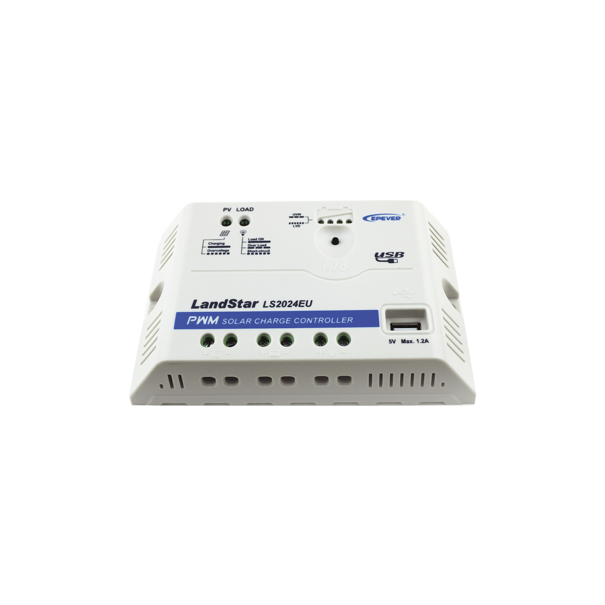 Controlador Solar EPEVER PWM 12/24 V 20 A Salida USB LS-2024-EU - SILYMX