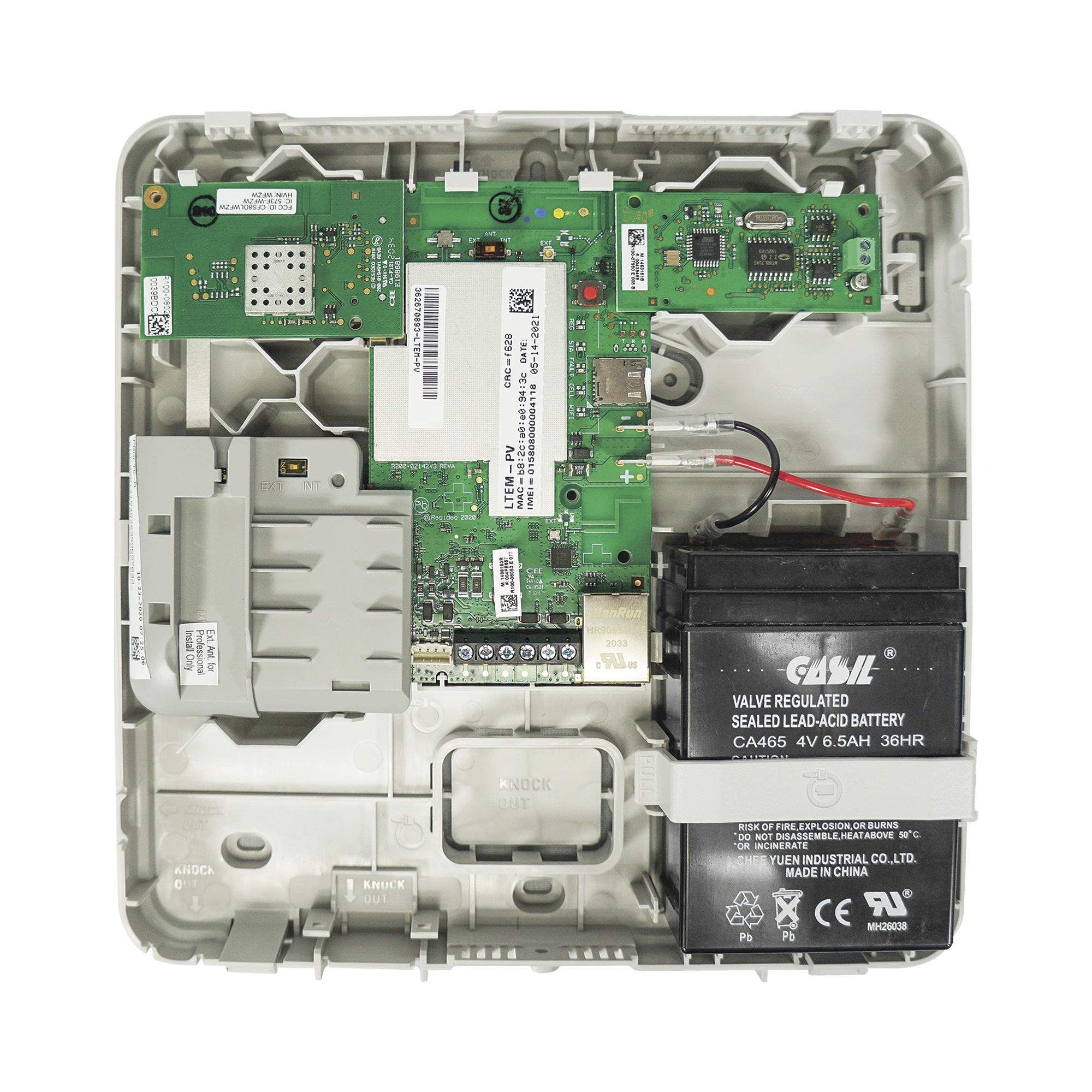 Comunicador Dual Con Modulo Universal Para Convertir Panel De Alarma De Lnea Telefnica A Ip O Gsm LTEMPADCM - LTEMPADCM