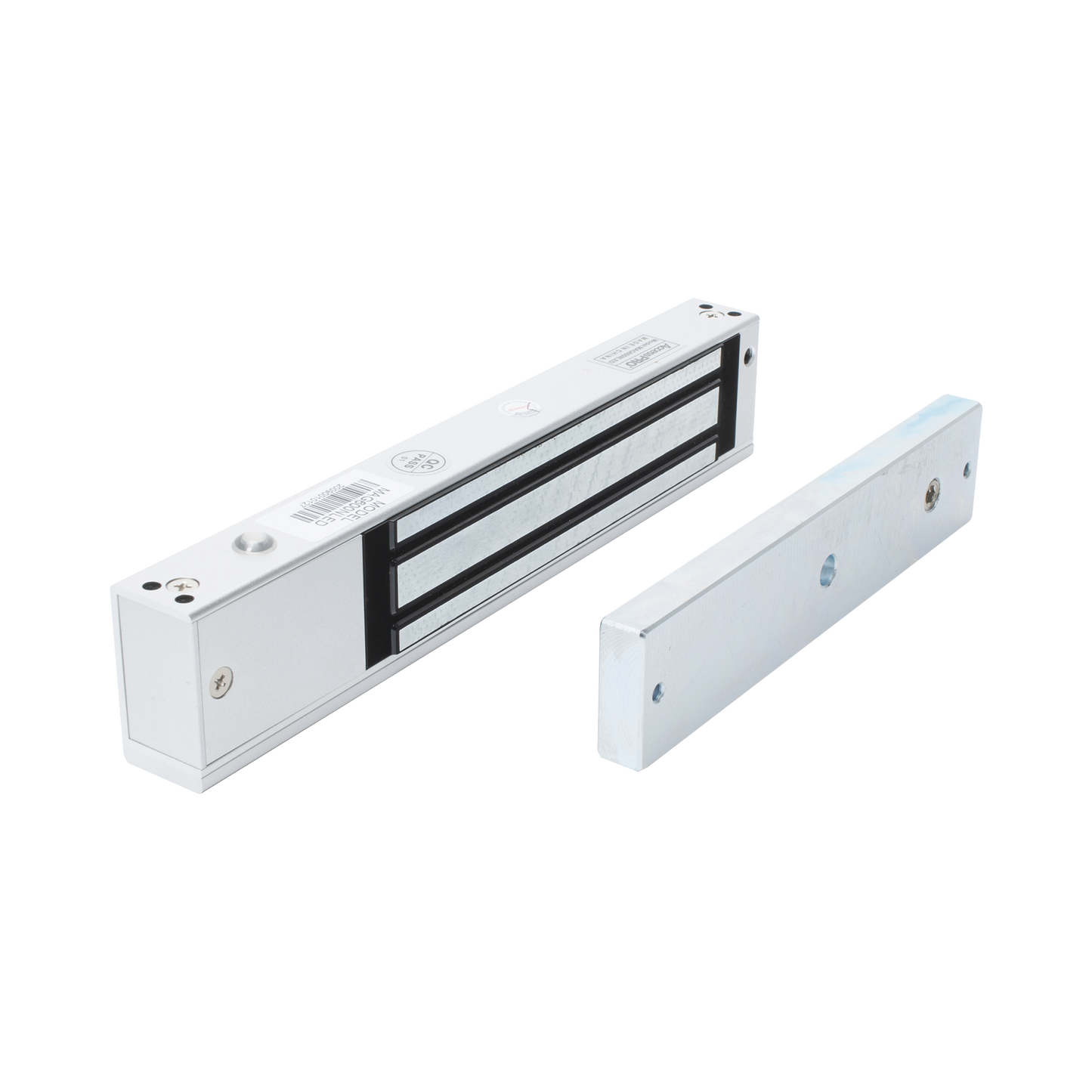 Chapa magnética 600 lbs con LED Ultra-brillante Libre de Magnetismo Residual  Sensor de estado de la placa MAG600NLED - SILYMX