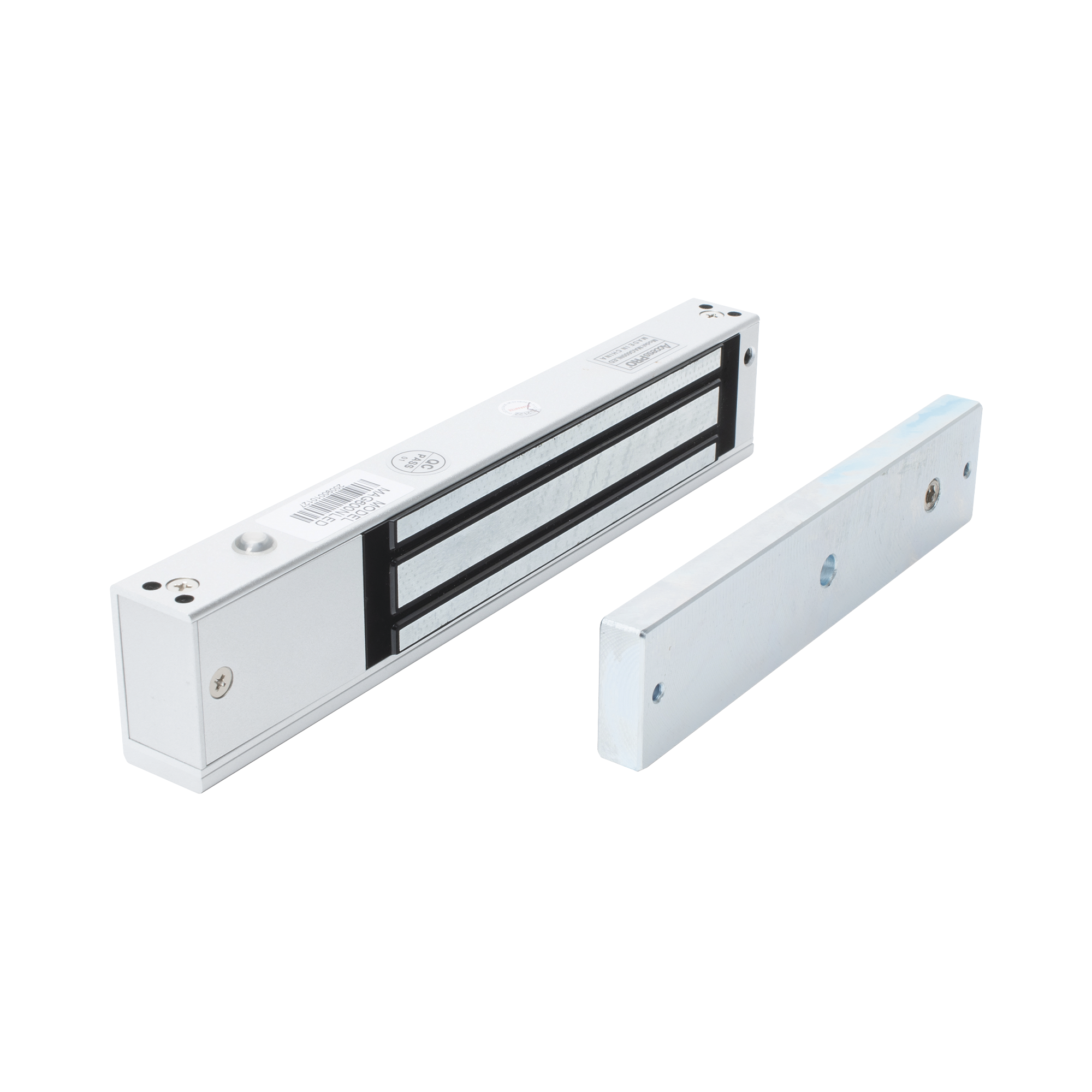 Chapa magnética 600 lbs con LED Ultra-brillante Libre de Magnetismo Residual  Sensor de estado de la placa MAG600NLED - SILYMX