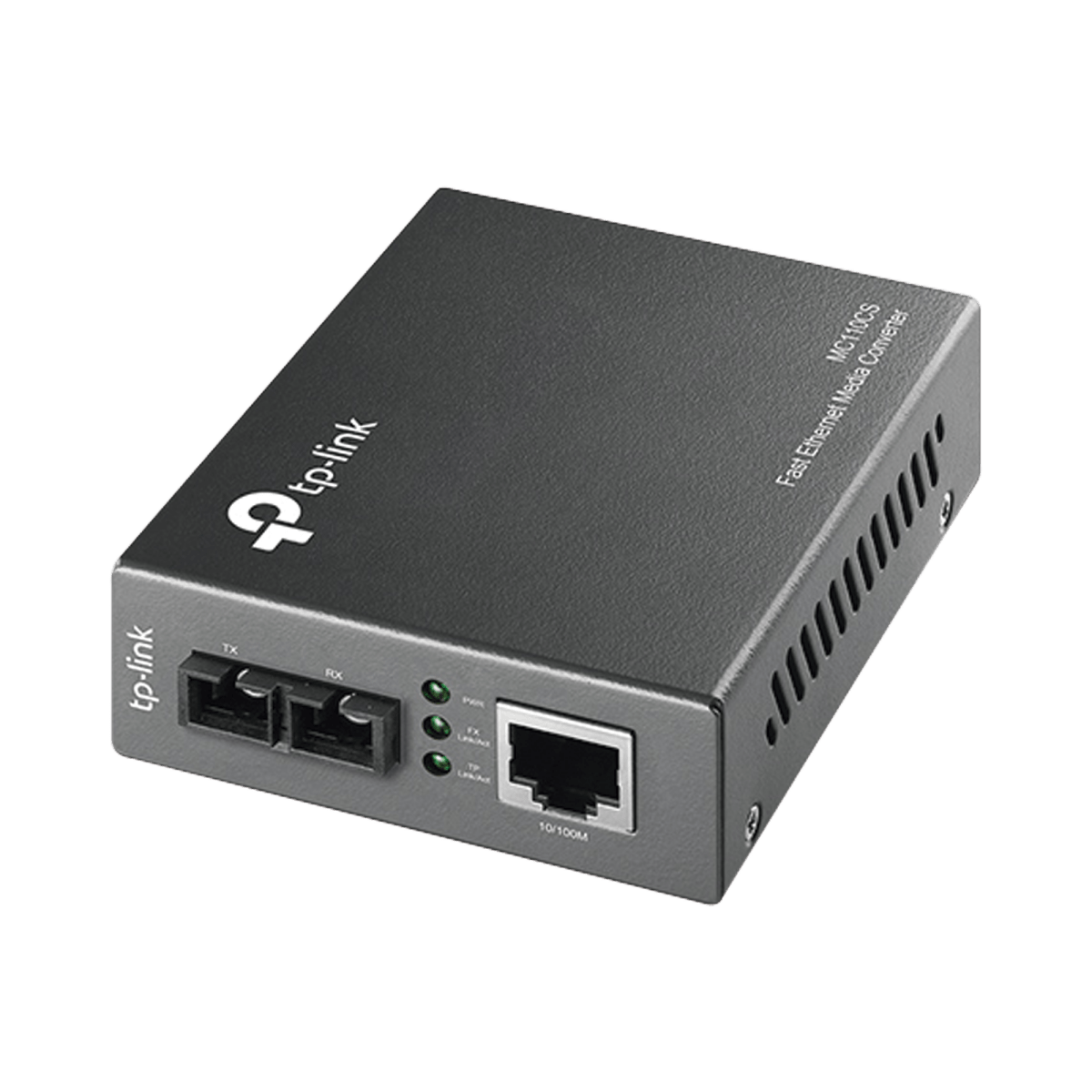 Convertidor de medios TP-LINK fibra Monomodo 1 puerto RJ45 10/100 Mbps conector de fibra SC hasta 20 km MC110CS - SILYMX