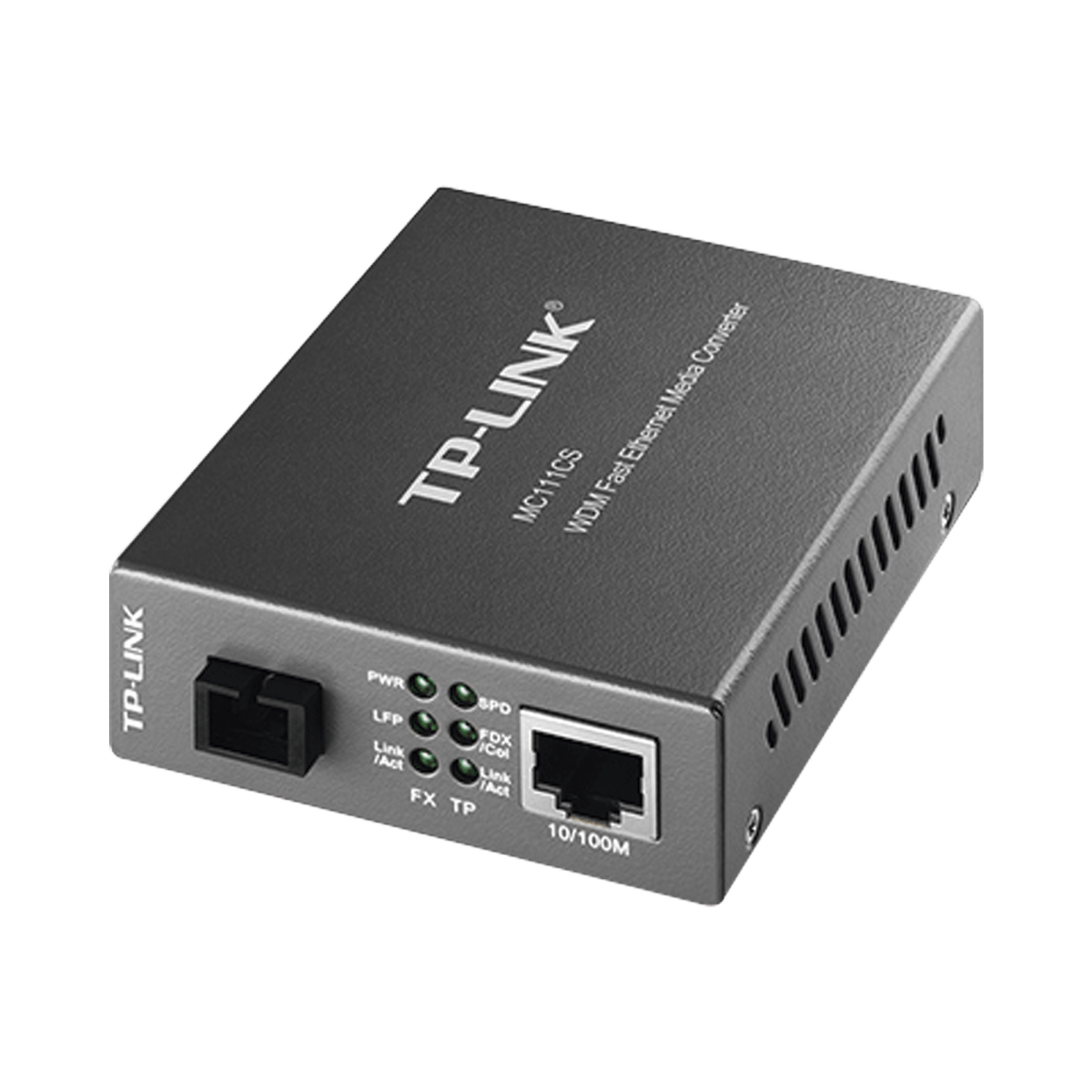 Convertidor Multimedia VDM Monomodo, 1 puerto RJ45 10/100, 1 puerto SC/UPC, hasta 20KM, Para su funcionamiento requiere el modelo MC112CS - SILYMX