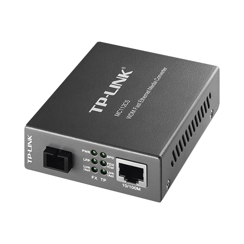 Convertidor Multimedia VDM Monomodo, 1 puerto RJ45 10/100, 1 puerto SC/UPC, hasta 20KM, Para su funcionamiento requiere el modelo MC111CS - SILYMX