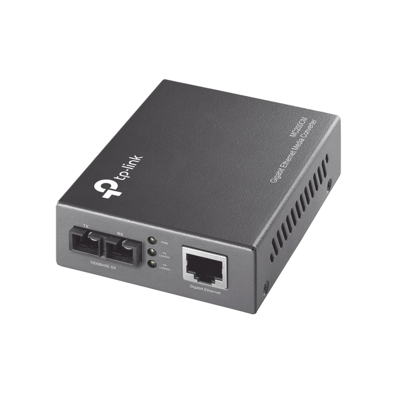 Convertidor Multimedia Multi-modo, 1 puerto RJ45 1000 Mbps, conector de fibra SC, hasta 500 M - SILYMX