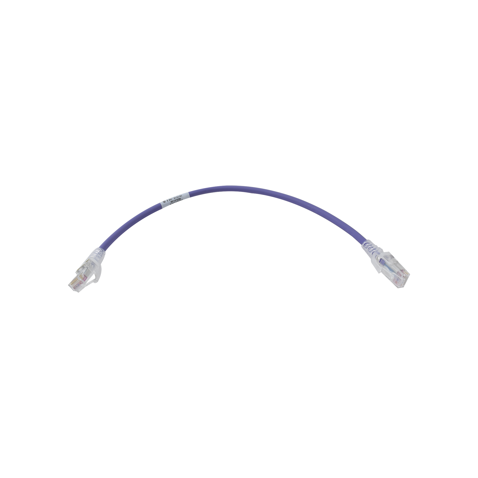 Patch Cord MC6 Modular Cat6 UTP CM/LS0H 1ft Color Violeta - SILYMX
