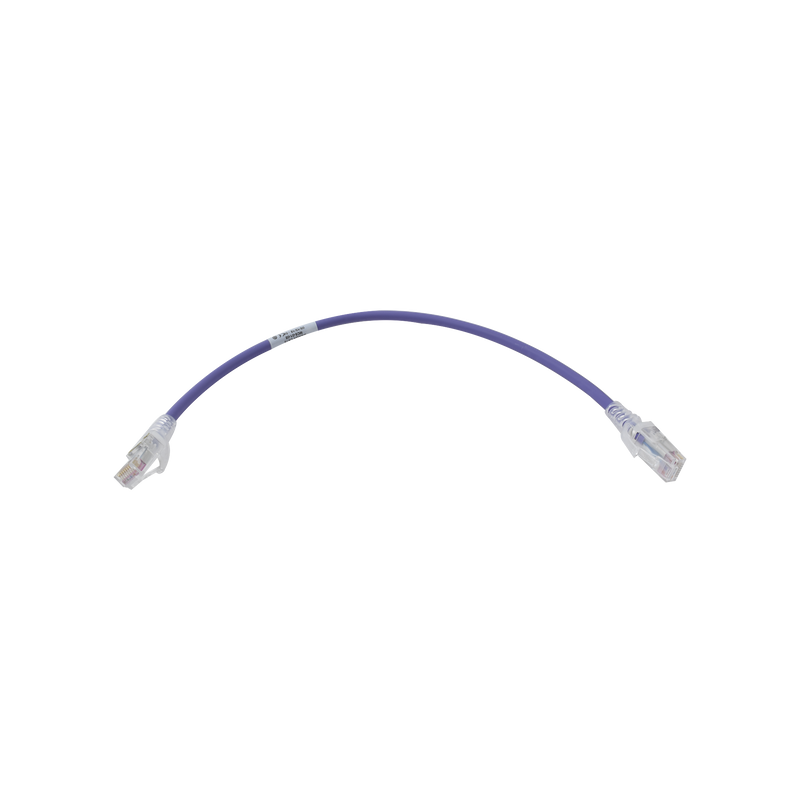 Patch Cord MC6 Modular Cat6 UTP CM/LS0H 1ft Color Violeta - SILYMX