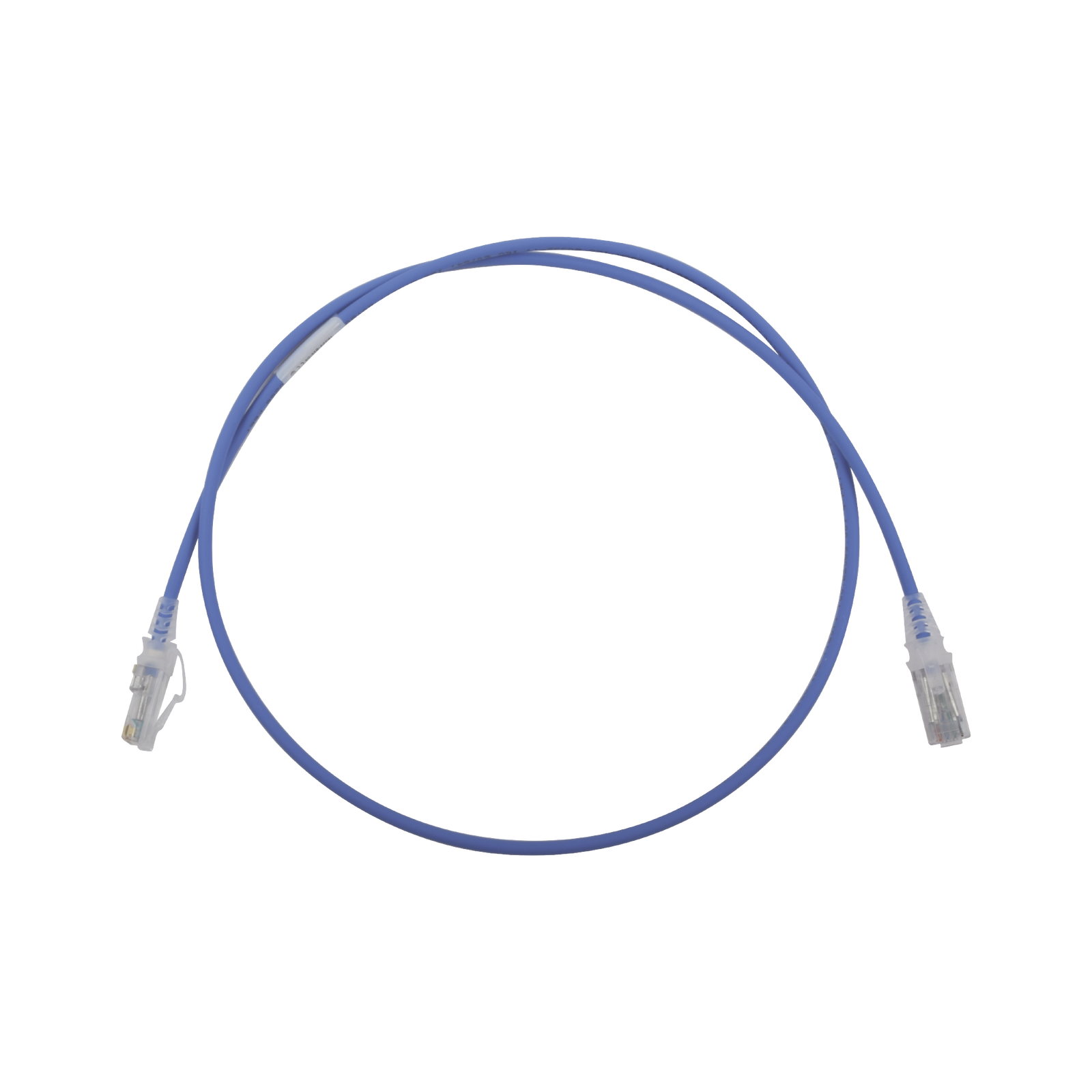 Patch Cord MC6 Modular Cat6 UTP CM/LS0H 3ft Color Azul Diámetro Reducido (28AWG) - SILYMX