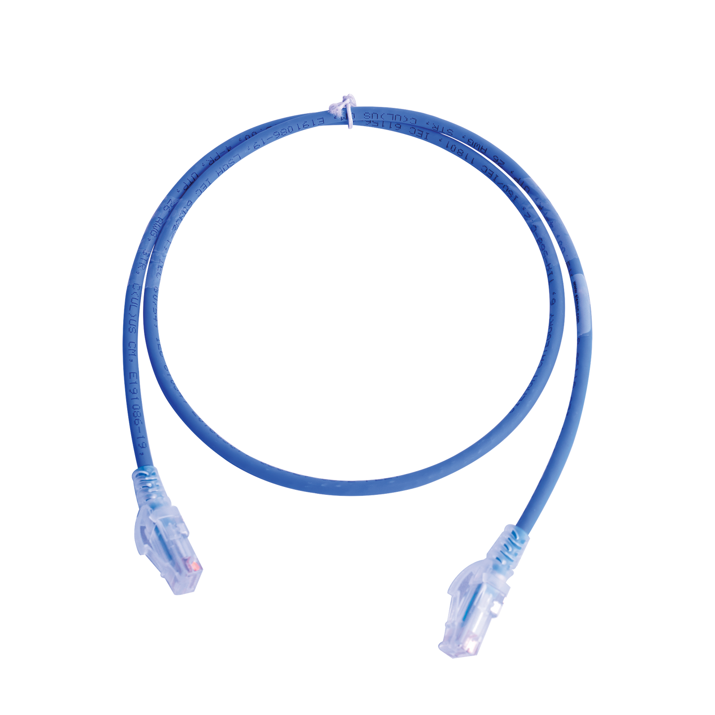 Patch Cord MC6 Modular Cat6 UTP CM/LS0H 3ft Color Azul Versión Bulk (Sin Empaque Individual) - SILYMX