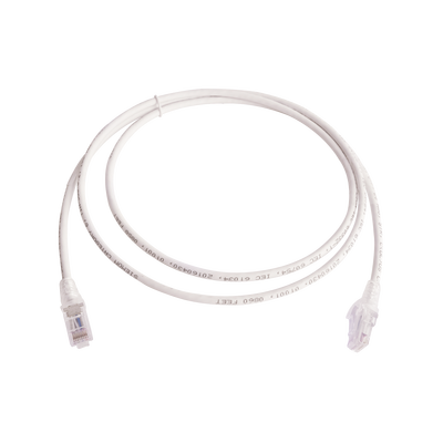 Patch Cord MC6 Modular Cat6 UTP CM/LS0H 5ft Color Blanco Versión Bulk (Sin Empaque Individual) - SILYMX