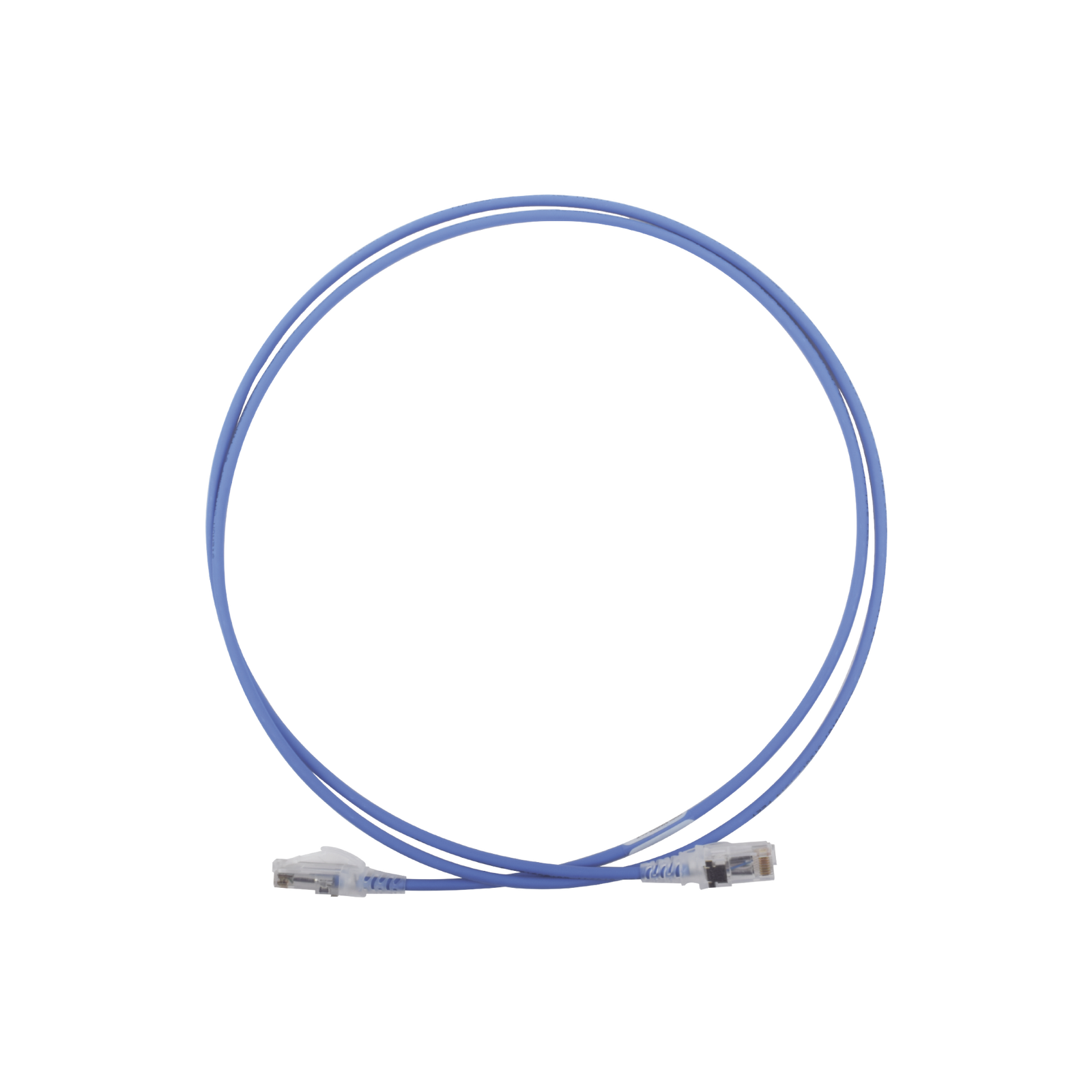Patch Cord MC6 Modular Cat6 UTP CM/LS0H 5ft Color Azul Diámetro Reducido (28AWG) - SILYMX