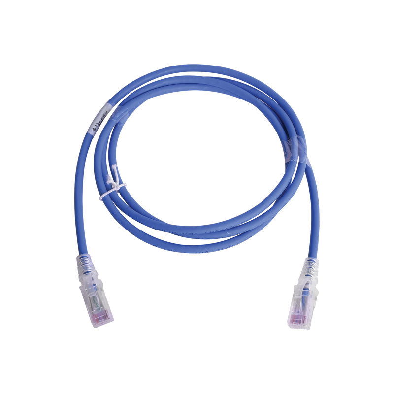 Patch Cord MC6 Modular Cat6 UTP CM/LS0H 5ft Color Azul Versión Bulk (Sin Empaque Individual) - SILYMX