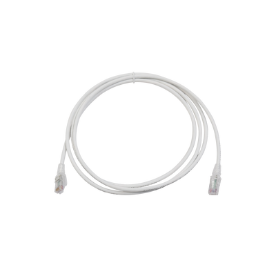 Patch Cord MC6 Modular Cat6 UTP CM/LS0H 7ft Color Blanco Versión Bulk (Sin Empaque Individual) - SILYMX