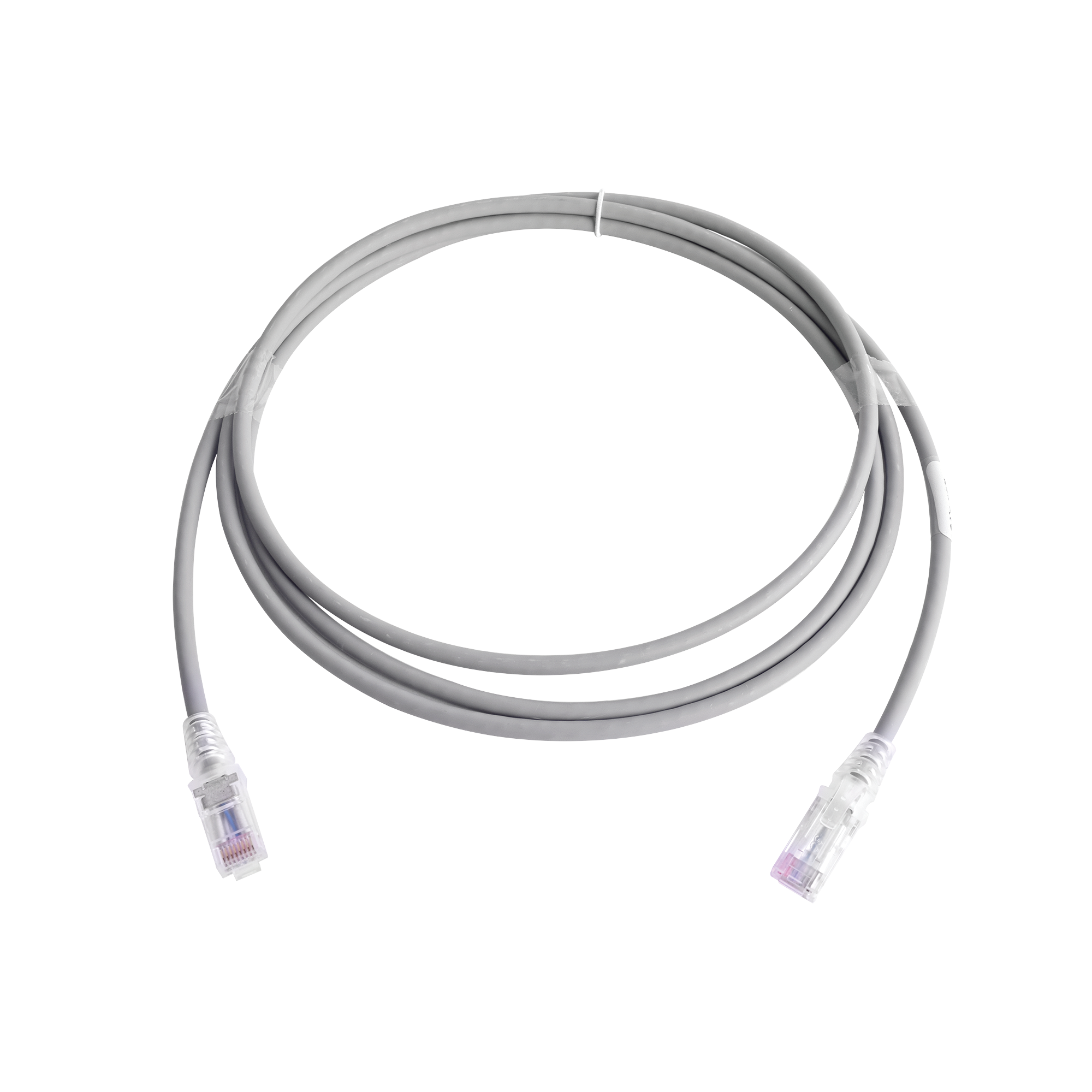 Patch Cord MC6 Modular Cat6 UTP CM/LS0H 7ft Color Gris Versión Bulk (Sin Empaque Individual) - SILYMX