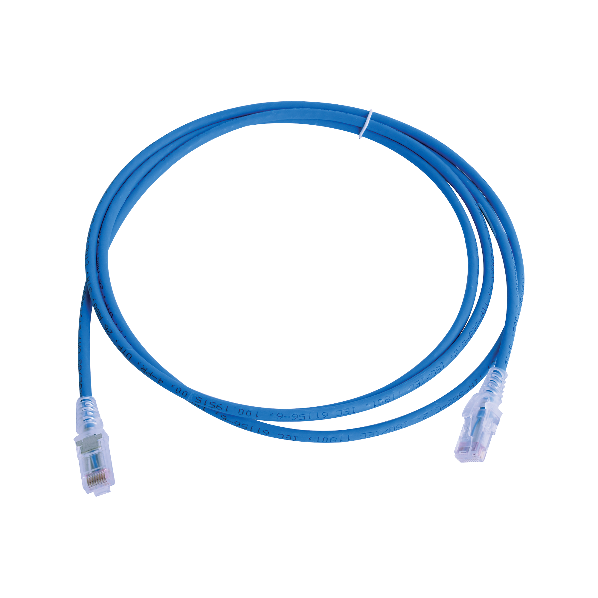 Patch Cord MC6 Modular Cat6 UTP CM/LS0H 7ft Color Azul Versión Bulk (Sin Empaque Individual) - SILYMX