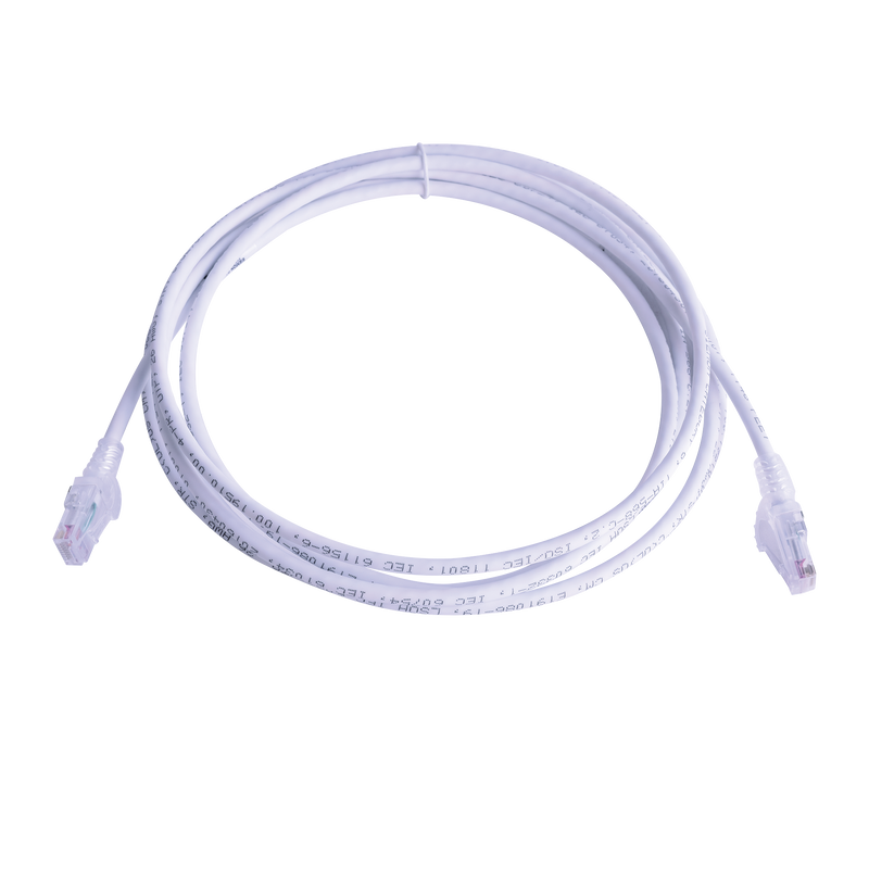 Patch Cord MC6 Modular Cat6 UTP CM/LS0H 15ft Color Blanco - SILYMX