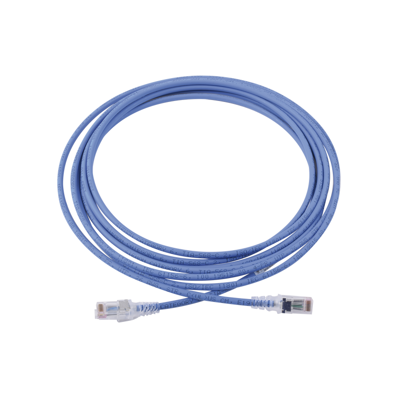 Patch Cord Siemon MC6 Modular Cat6 UTP CM/LS0H 15ft 4.5 mts Color Azul MC6-15-06 - SILYMX