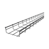 Charola tipo malla 66/150 mm con acabado Electro Zinc hasta 157 cables Cat6 tramo 3m MG-50-432EZ - SILYMX