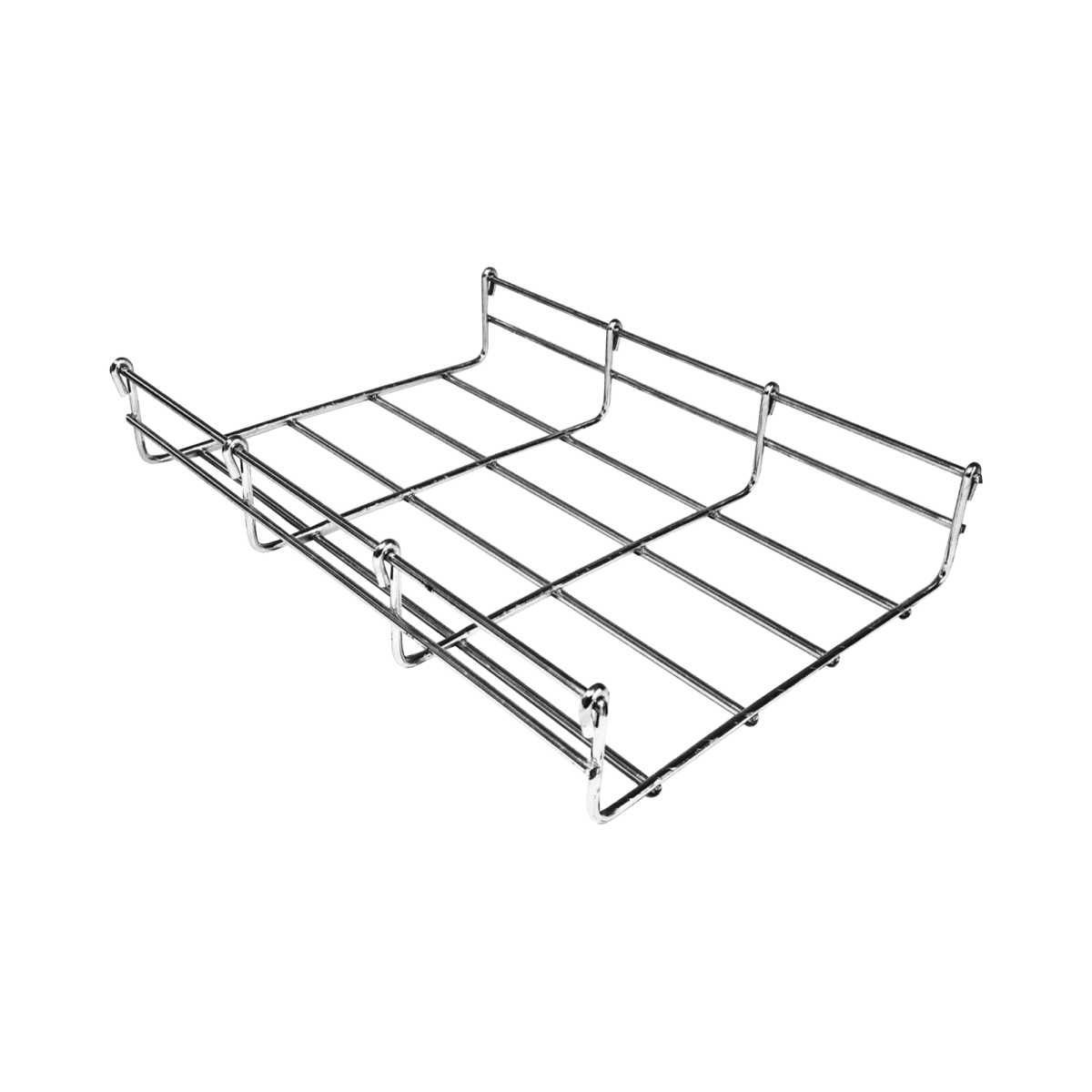 Charola versión light MallaFils 54/200 mm con acabado Electro Zinc tramo 3m ML-54-200EZ - SILYMX