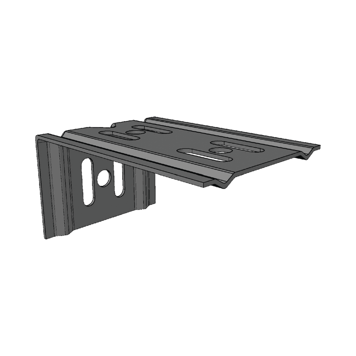 Ménsula económica MallaFils para montaje en pared para anchos de charola de 100 mm con acabado electrozinc ML-MEC-100EZ - SILYMX
