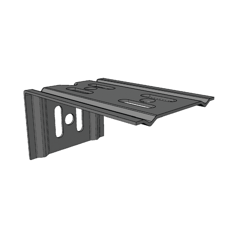 Ménsula económica MallaFils para montaje en pared para anchos de charola de 100 mm con acabado electrozinc ML-MEC-100EZ - SILYMX