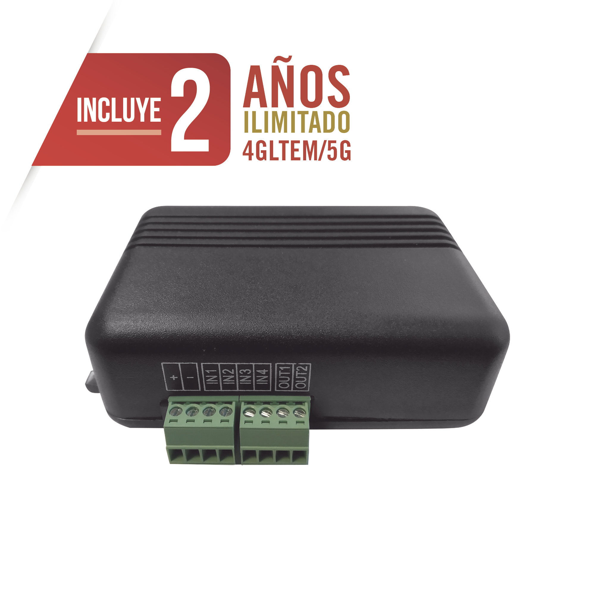 Controlador 4GLTEM / 4 ENTRADAS Y 2 SALIDAS / 2 AÑOS ILIMITADOS INCLUIDOS / Activacion Remota /Notificacion PUSH e EMAIL / APP SIN COSTO / Soporte para Reporte a Central de Alarma - SILYMX