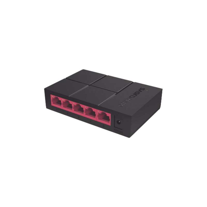 Switch no administrable para escritorio de 5 puertos 10/100/1000 Mbps - SILYMX