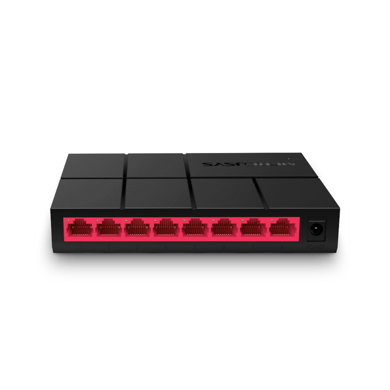 Switch no administrable para escritorio de 8 puertos 10/100/1000 Mbps - SILYMX