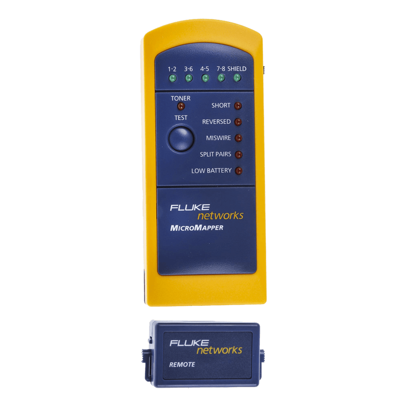 Probador de Mapa de Cableado MicroMapper™, para Verificar Rápida y Fácilmente la Integridad del Cableado de Par trenzado de Ethernet - SILYMX