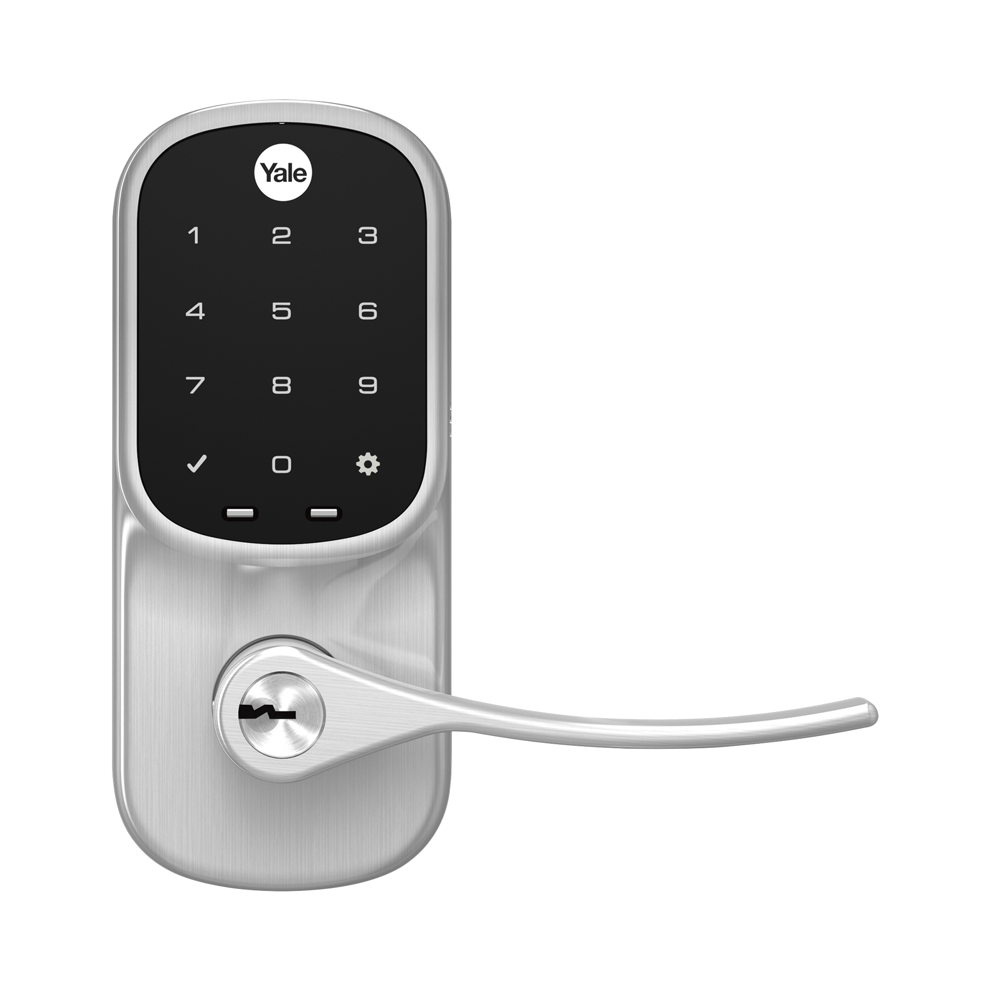 Cerradura Autónoma YRL226 con Teclado Táctil y Manija /Smarphone Control Opcional/ Para puertas de 35 mm a 45 mm de espesor. - SILYMX