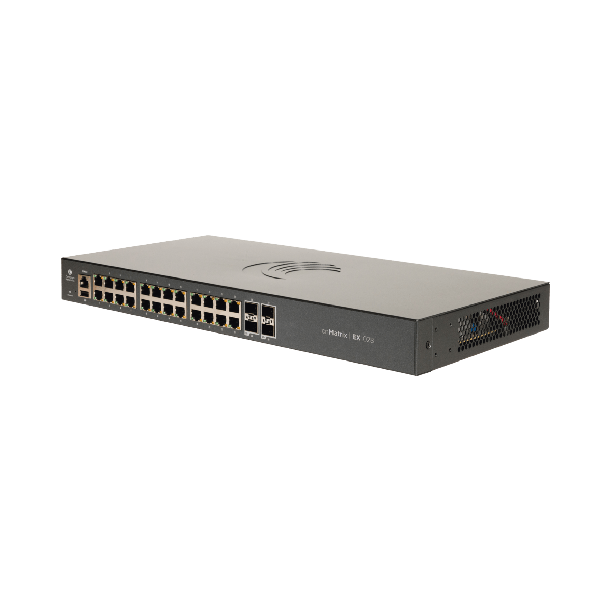 Switch cnMatrix EX1028 de 24 puertos Gigabit Ethernet y 4 SFP, Capa 2, gestión en la nube - SILYMX