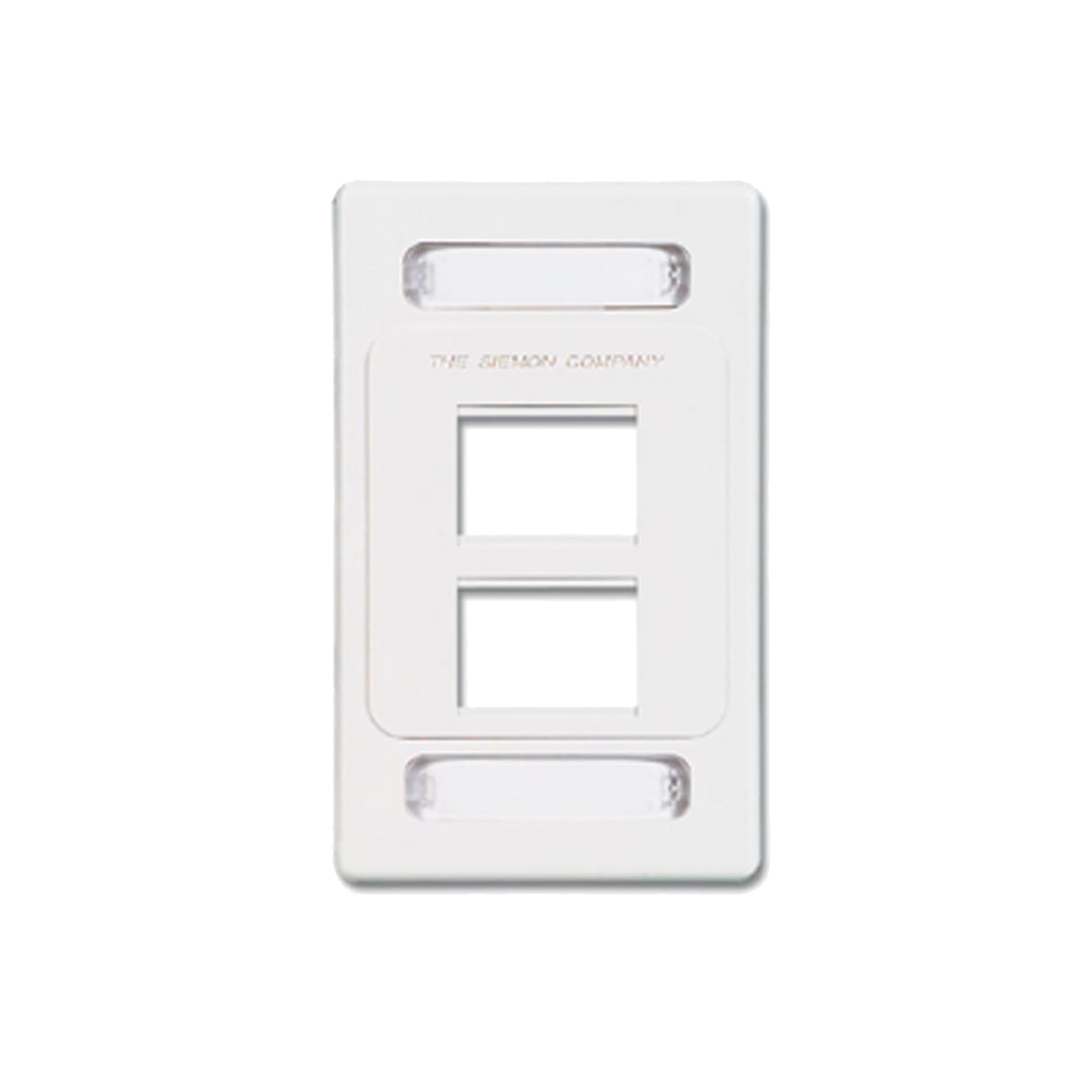 Placa de pared modular MAX de 4 salidas color blanco - SILYMX