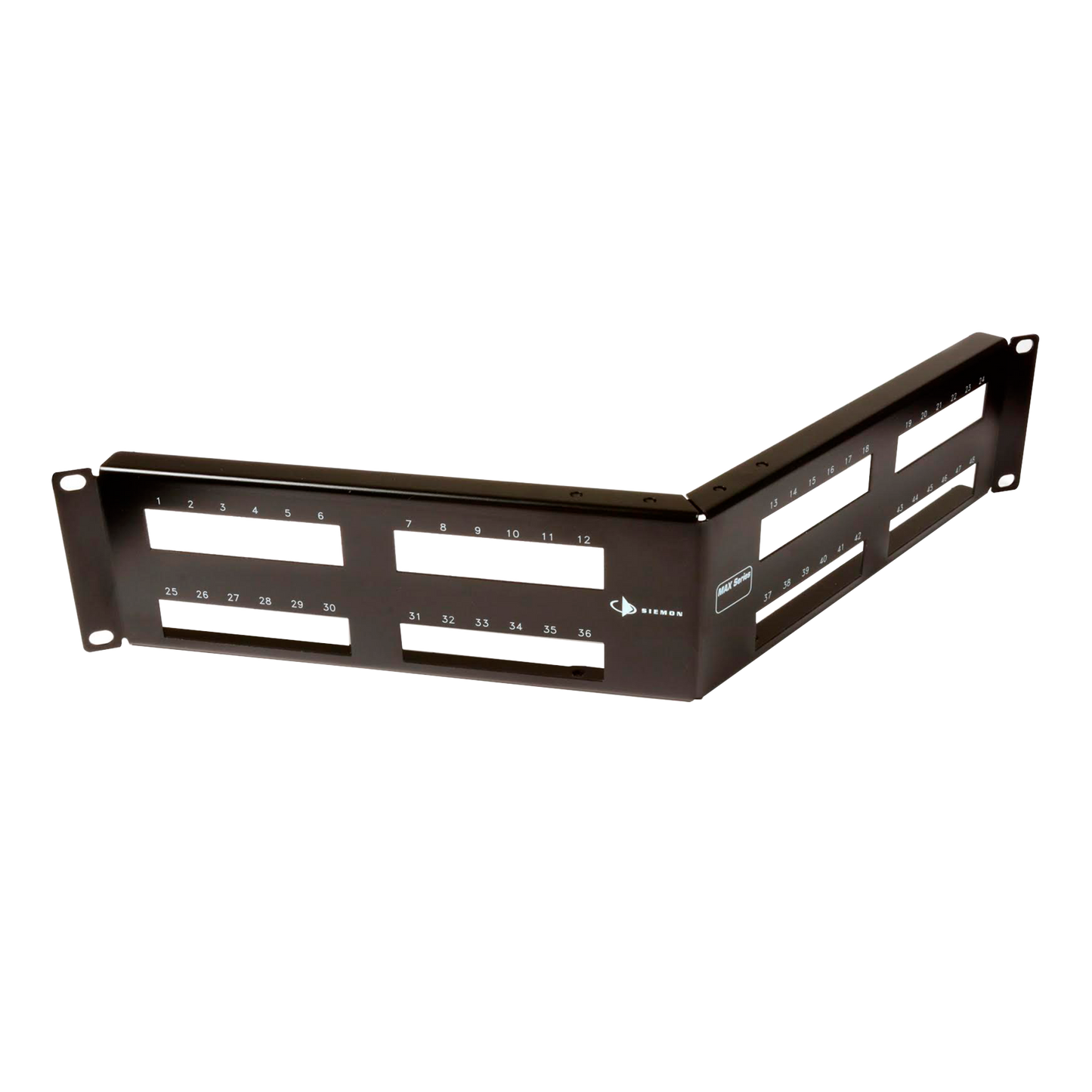 Patch Panel MAX Modular de 48 Puertos Angulado 2UR - SILYMX