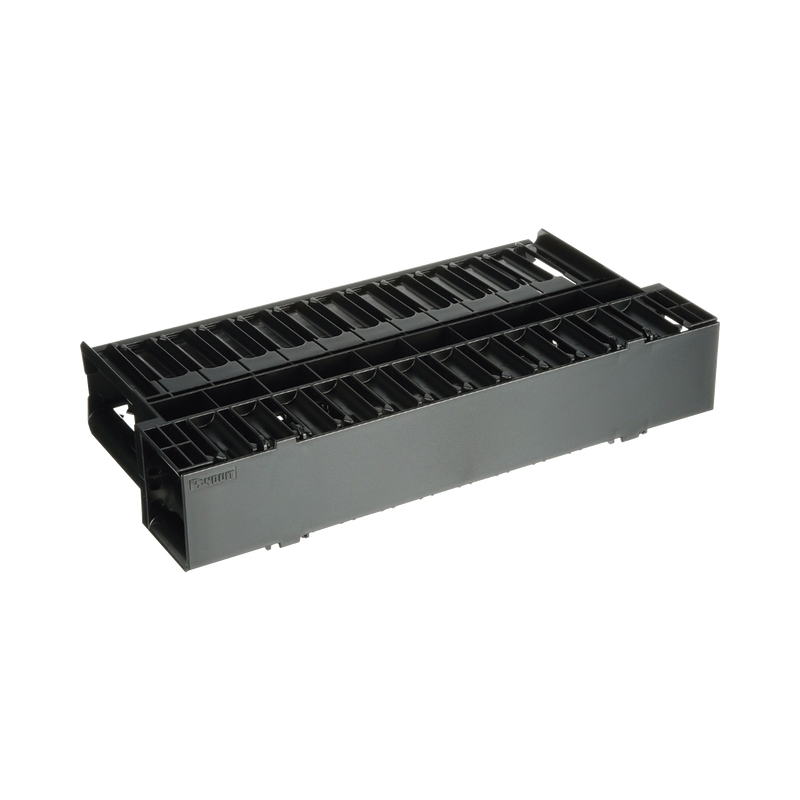 Organizador De Cables Horizontal Netmanager Doble (Frontal Y Posterior) Para Rack De 19In 2Ur - SILYMX