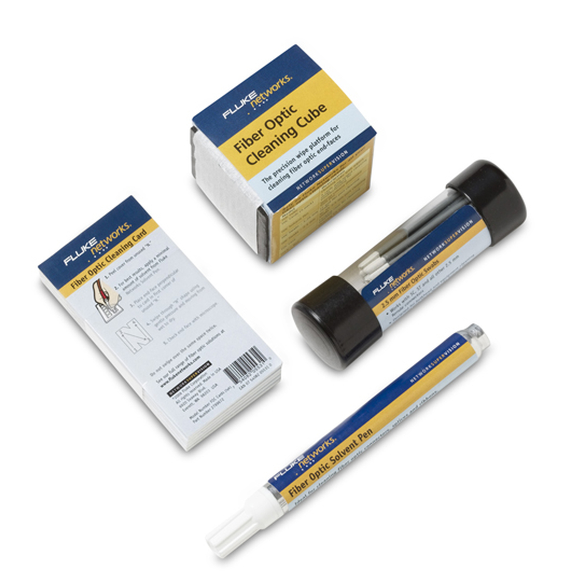 Kit de Consumibles de Limpieza de Fibra Óptica, Para 260 Procesos de Limpieza - SILYMX