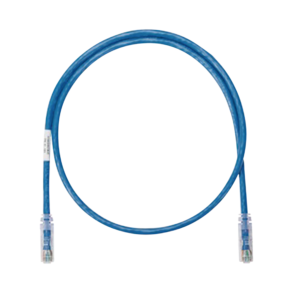 Cable de parcheo UTP Categoría 5e con plug modular en cada extremo - 1 ft. - Azul - SILYMX