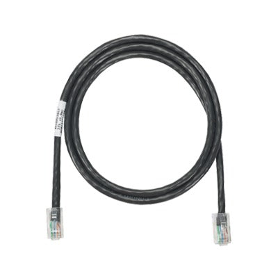 Cable de parcheo UTP Categoría 5e con plug modular en cada extremo - 2 m. - Negro - SILYMX