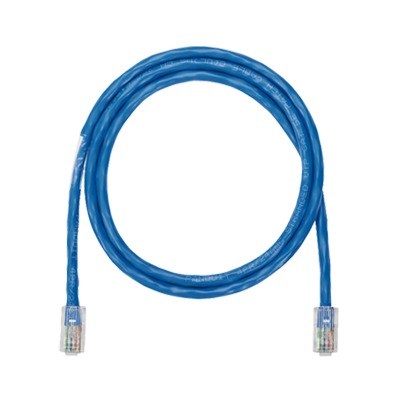 Cable de parcheo UTP Categoría 5e con plug modular en cada extremo - 1 m. - Azul - SILYMX