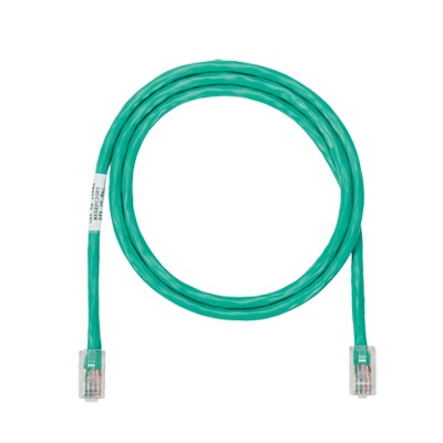 Cable de parcheo UTP Categoría 5e con plug modular en cada extremo - 6 m - Verde