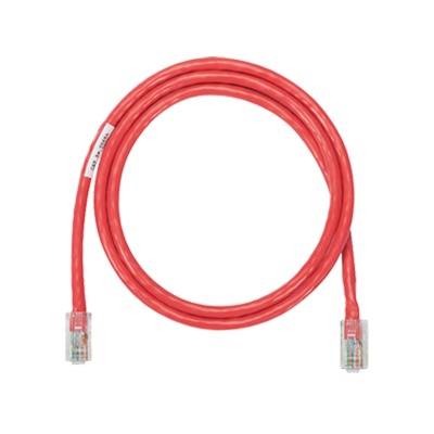 Cable de parcheo UTP Categoría 5e con plug modular en cada extremo - 2 m. - Rojo