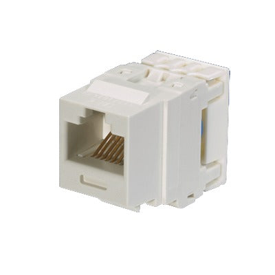 Conector Jack Estilo 110 (de Impacto) Tipo Keystone Categoría 6 de 8 posiciones y 8 cables Color Blanco - SILYMX